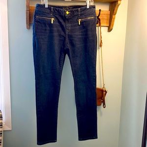 MICHAEL Michael Kors Dark Wash Skinny Jeans, Sz 10